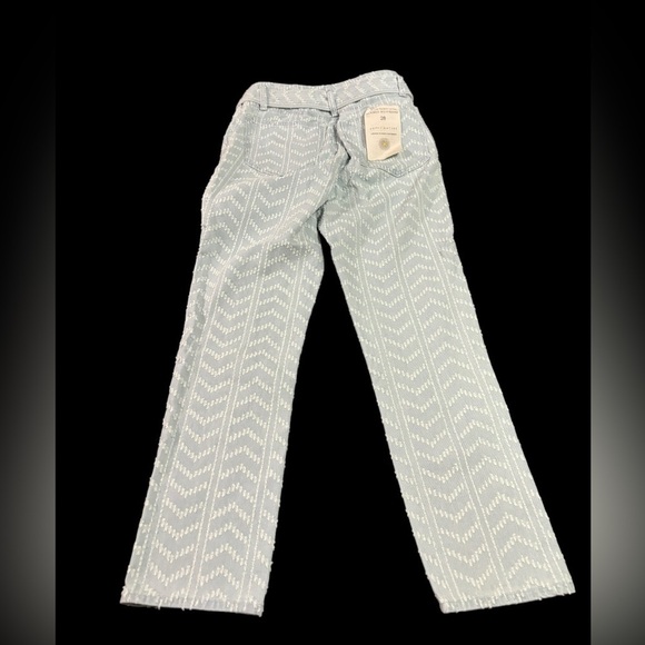 Happy × Nature Ultra High Rise Seamed Jeans Swiss Dot Straight Leg Size … - Picture 5 of 13